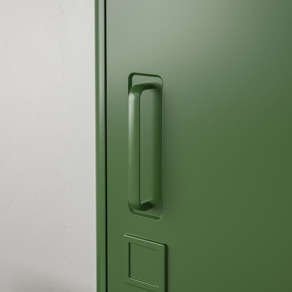 IDÅSEN - High cabinet with drawer and doors, dark green, 45x172 cm - best price from Maltashopper.com 10496401