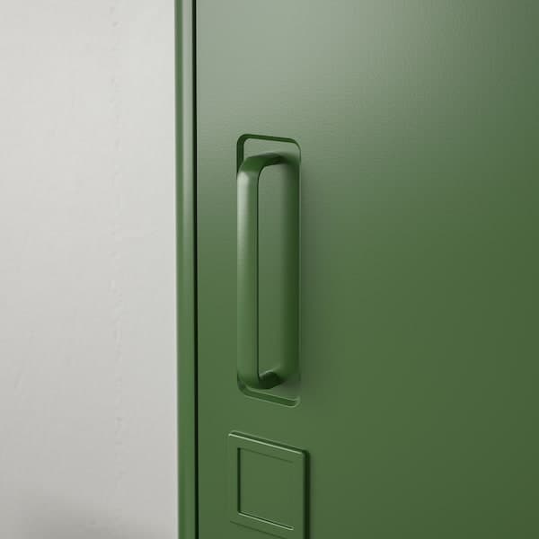 Ikea IDÅSEN - High cabinet with drawer and doors, dark green, 45x172 cm