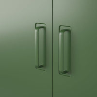 IDÅSEN - Cabinet with doors and drawers, dark green, 80x47x119 cm - best price from Maltashopper.com 90496398