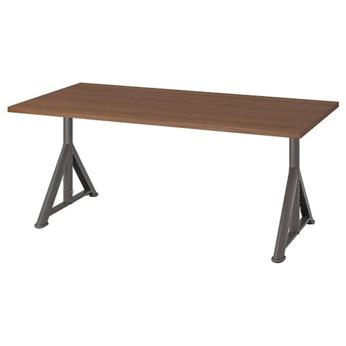 IDÅSEN Desk - brown/dark gray 160x80 cm , 160x80 cm