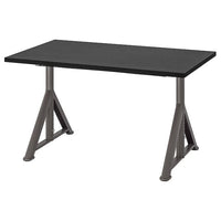 IDÅSEN Desk - black/dark gray 120x70 cm , 120x70 cm - best price from Maltashopper.com 19281024