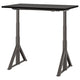 IDÅSEN desk sit/stand, black/dark grey, 120x70 cm