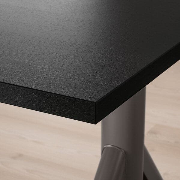 Ikea IDÅSEN Height adjustable desk - black/dark gray 120x70 cm , 120x70 cm