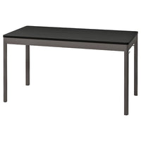 IDÅSEN Table - black/dark gray 140x70x75 cm , 140x70x75 cm - best price from Maltashopper.com 69395891