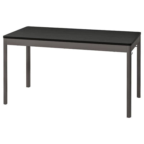 IDÅSEN Table - black/dark gray 140x70x75 cm , 140x70x75 cm