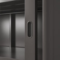 IDÅSEN Showcase with sliding doors , 120x140 cm - best price from Maltashopper.com 90496384