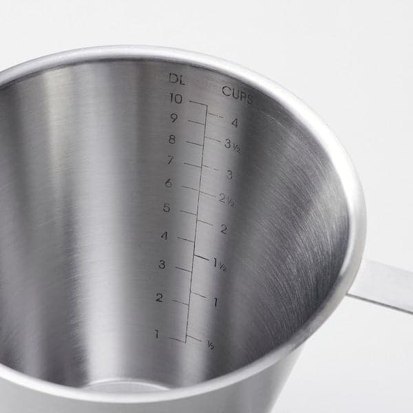 Ikea IDEALISK Pitcher - graded/stainless steel 1 l , 1 l