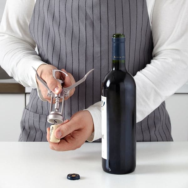 Ikea IDEALISK - Corkscrew, silver-colour/matt