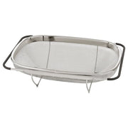Ikea IDEALISK - Colander, stainless steel/black, 34x23 cm