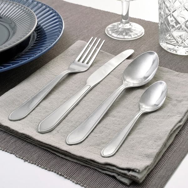 IDENTITET - 16-piece cutlery set, stainless steel - best price from Maltashopper.com 00453058