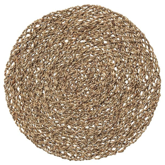 Ikea IHÅLLIG - Place mat, natural/seagrass, 37 cm