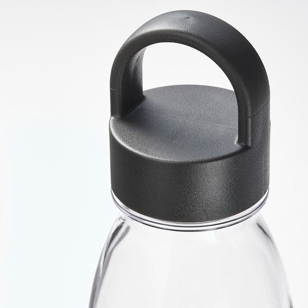 IKEA 365+ - Water bottle, striped/dark grey, 0.7 l - best price from Maltashopper.com 20512486
