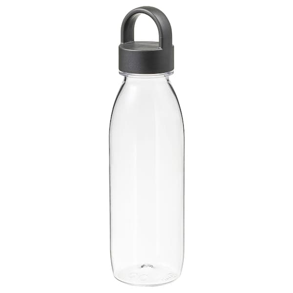 IKEA 365+ - Water bottle, dark grey, 0.5 l - best price from Maltashopper.com 20480013