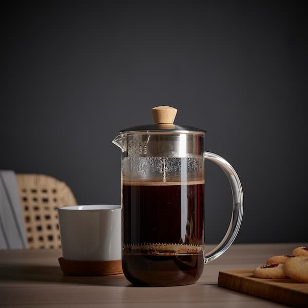 Ikea IKEA 365+ - Coffee/tea maker, clear glass/stainless steel, 1 l