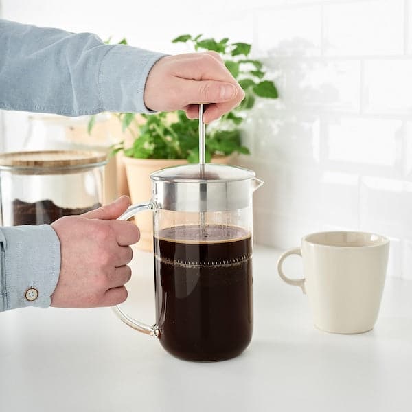 Ikea IKEA 365+ - Coffee/tea maker, clear glass/stainless steel, 1 l