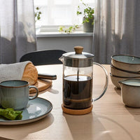 IKEA 365+ - Coffee/tea maker, clear glass/stainless steel, 1 l - best price from Maltashopper.com 20532724
