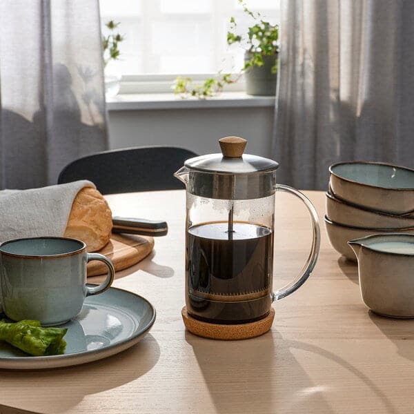 Ikea IKEA 365+ - Coffee/tea maker, clear glass/stainless steel, 1 l