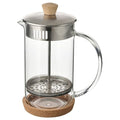 IKEA 365+ coffee/tea maker, clear glass/stainless steel, 1 l