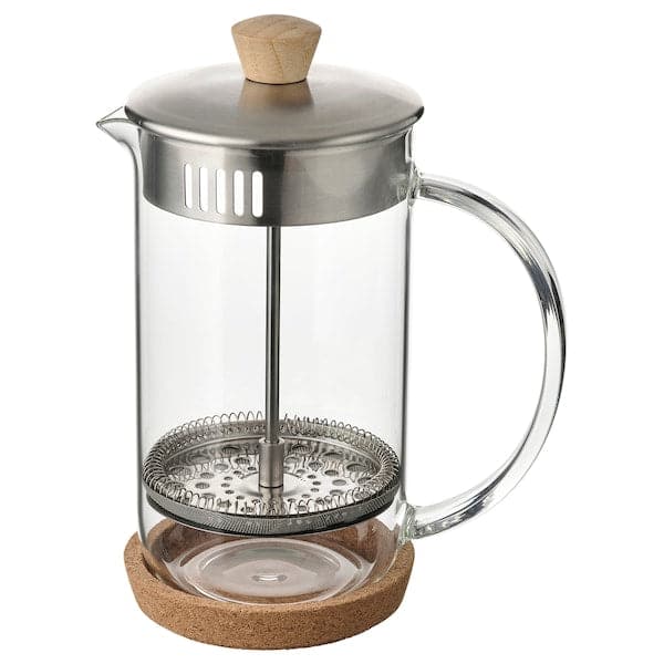 IKEA 365+ - Coffee/tea maker, clear glass/stainless steel, 1 l