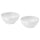 IKEA 365+ Bowl - white rounded edge 9 cm , 9 cm