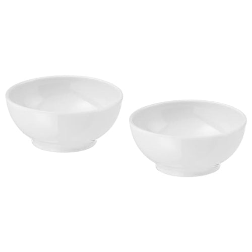 IKEA 365+ Bowl - white rounded edge 9 cm , 9 cm