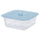 IKEA 365+ - IKEA 365+ Food container with lid, square plastic/silicone, 750 ml