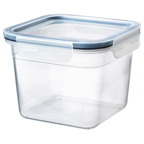 IKEA 365+ - Food container with lid, square/plastic, 1.4 l
