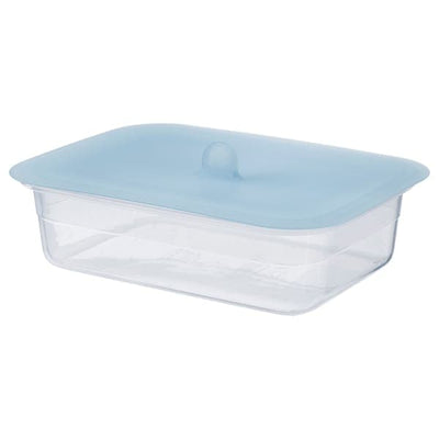 IKEA 365+ - Food container with lid, rectangular plastic/silicone, 1.0 l - best price from Maltashopper.com 39276776