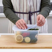 IKEA 365+ - Food container with lid, rectangular plastic/silicone, 2.0 l - best price from Maltashopper.com 39276818