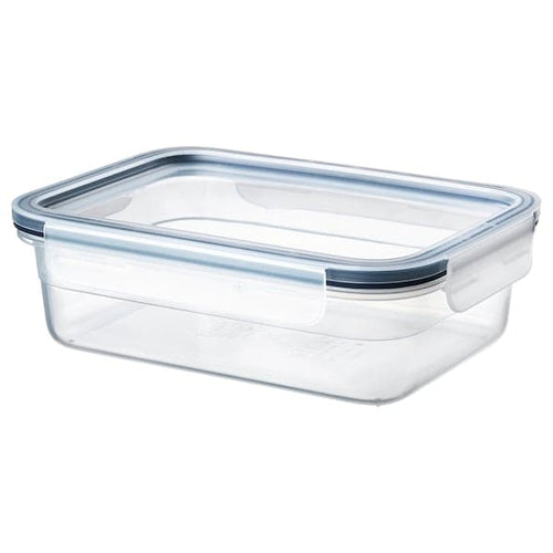 IKEA 365+ - Food container with lid, rectangular/plastic, 1.0 l