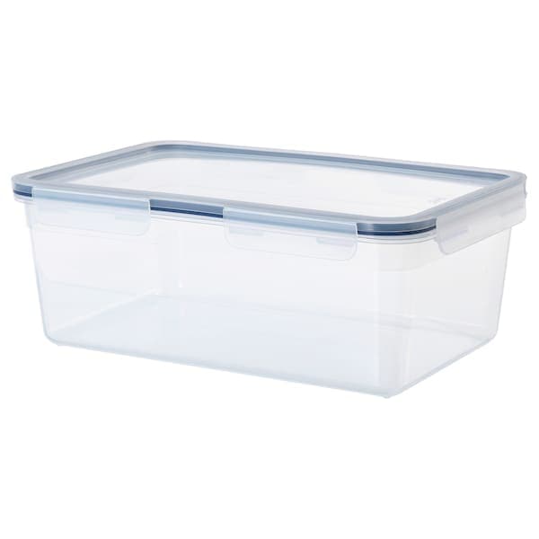 IKEA 365+ - Food container with lid, rectangular/plastic, 5.2 l - best price from Maltashopper.com 69276807