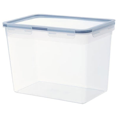 IKEA 365+ - Food container with lid, rectangular/plastic, 10.6 l - best price from Maltashopper.com 79276760