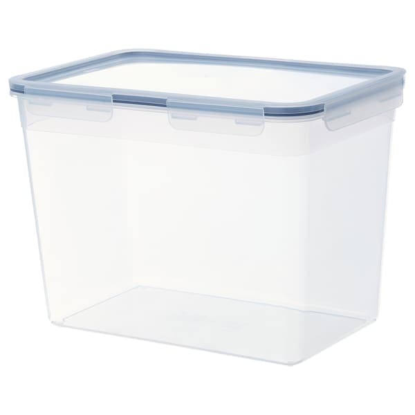 Ikea IKEA 365+ - Food container with lid, rectangular/plastic, 10.6 l