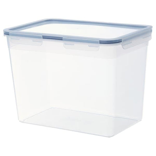 IKEA 365+ - Food container with lid, rectangular/plastic, 10.6 l