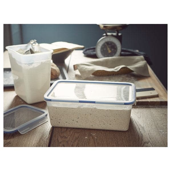 Ikea IKEA 365+ - Food container with lid, rectangular/plastic, 5.2 l