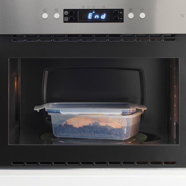Ikea IKEA 365+ - Food container with lid, rectangular/plastic, 1.0 l