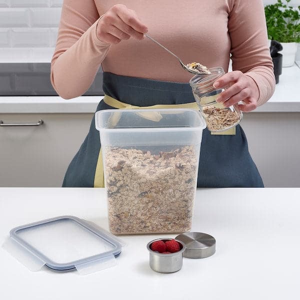 Ikea IKEA 365+ - Food container with lid, rectangular/plastic, 4.2 l