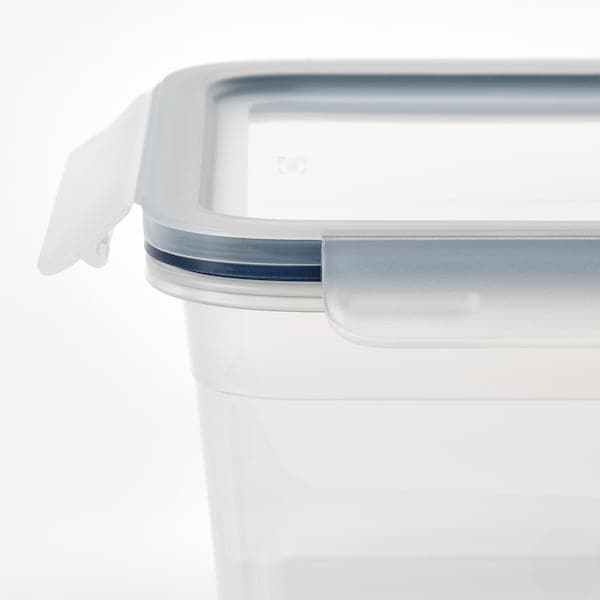 Ikea IKEA 365+ - Food container with lid, rectangular/plastic, 5.2 l