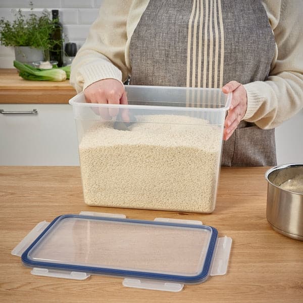 Ikea IKEA 365+ - Food container with lid, rectangular/plastic, 10.6 l