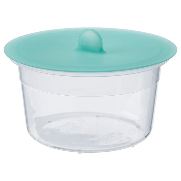 IKEA 365+ - Food container with lid, round plastic/silicone, 750 ml - best price from Maltashopper.com 59276799
