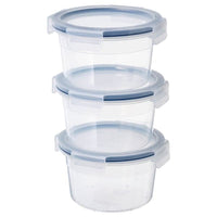 IKEA 365+ - Food container with lid, round/plastic, 750 ml - best price from Maltashopper.com 50507959