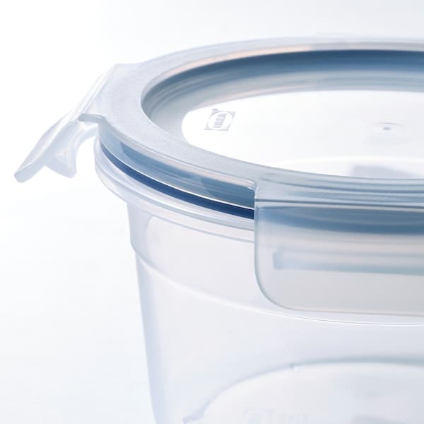 Ikea IKEA 365+ - Food container with lid, round/plastic, 750 ml