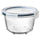 IKEA 365+ - IKEA 365+ Food container with lid, round glass/plastic, 600 ml