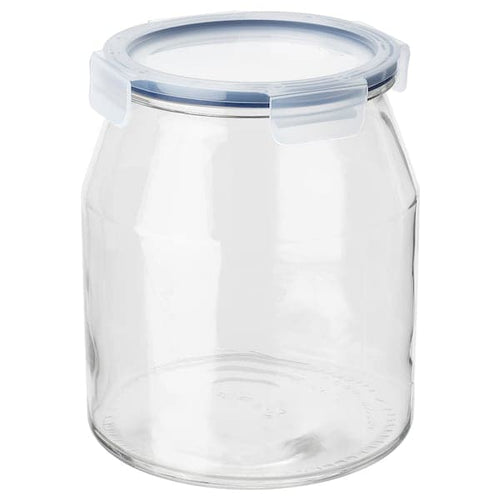 IKEA 365+ - Jar with lid, glass/plastic, 3.3 l