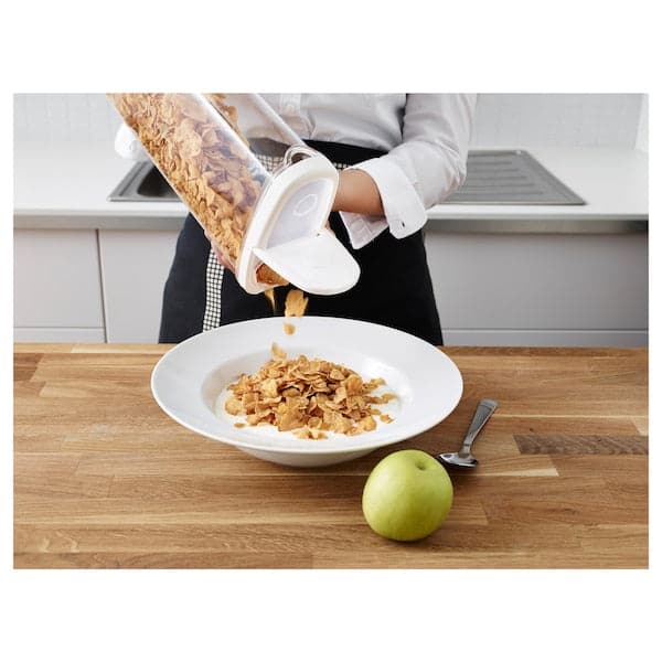 IKEA 365+ - Dry food jar with lid, transparent/white, 2.3 l - best price from Maltashopper.com 90066708