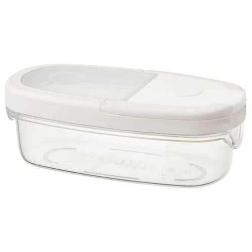 IKEA 365+ - Dry food container/lid, transparent/white, 0.3 l