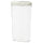IKEA 365+ - IKEA 365+ Dry food jar with lid, transparent/white, 2.3 l
