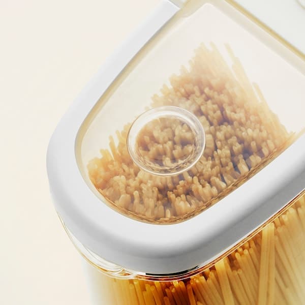 IKEA 365+ - Dry food jar with lid, transparent/white, 2.3 l - best price from Maltashopper.com 90066708