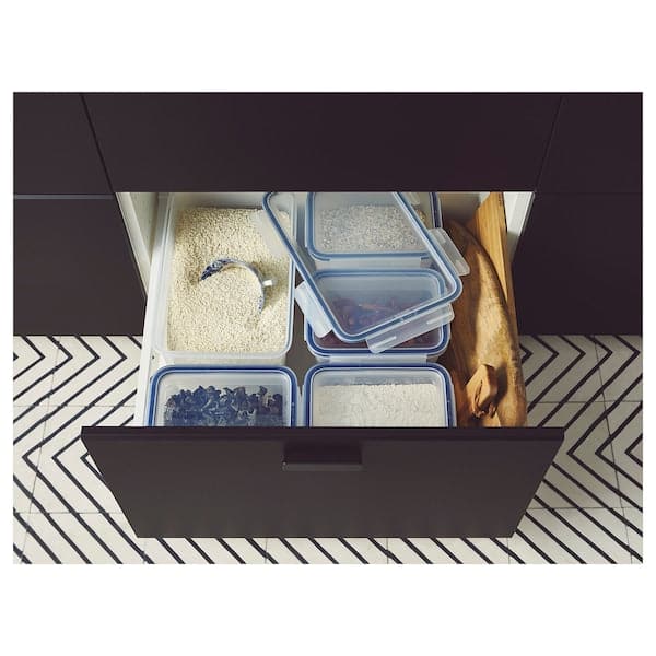 Ikea IKEA 365+ - Food container, large rectangular/plastic, 10.6 l