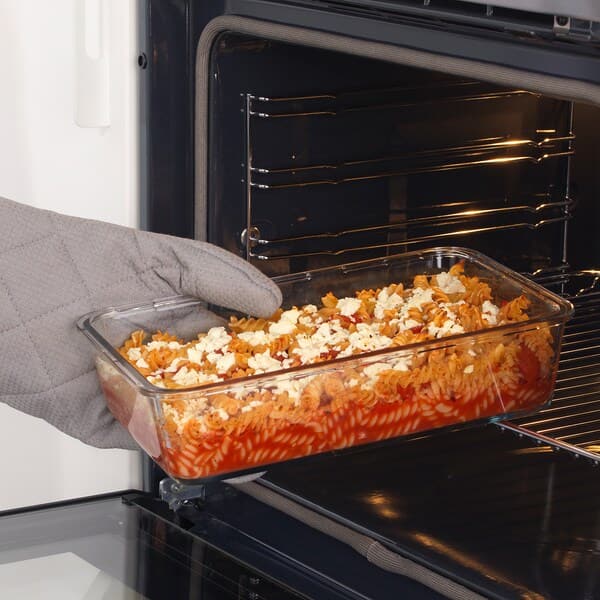 Ikea IKEA 365+ - Food container, large rectangular/glass, 3.1 l